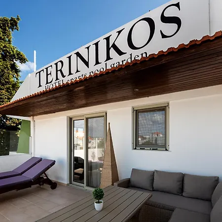 Terinikos Sunny Garden & Junior Lägenhetshotell Ialysos (Rhodes)